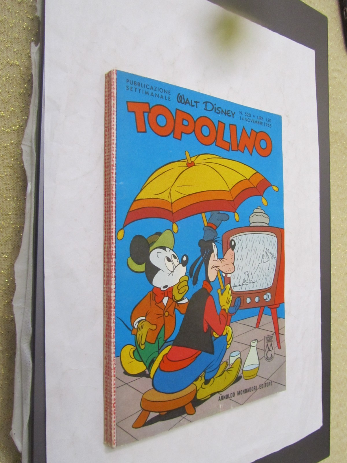 TOPOLINO LIBRETTO ORIGINALE N. 520 - COMPLETO DI BOLLINO -  OTTIMO/EDICOLA
