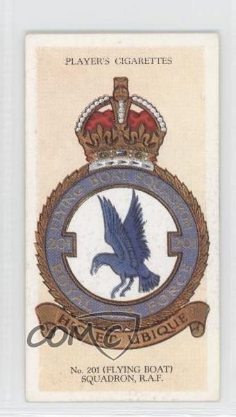 1939 Distintivi RAF Giocatore Tabacco No Motto Indietro #45 1i3