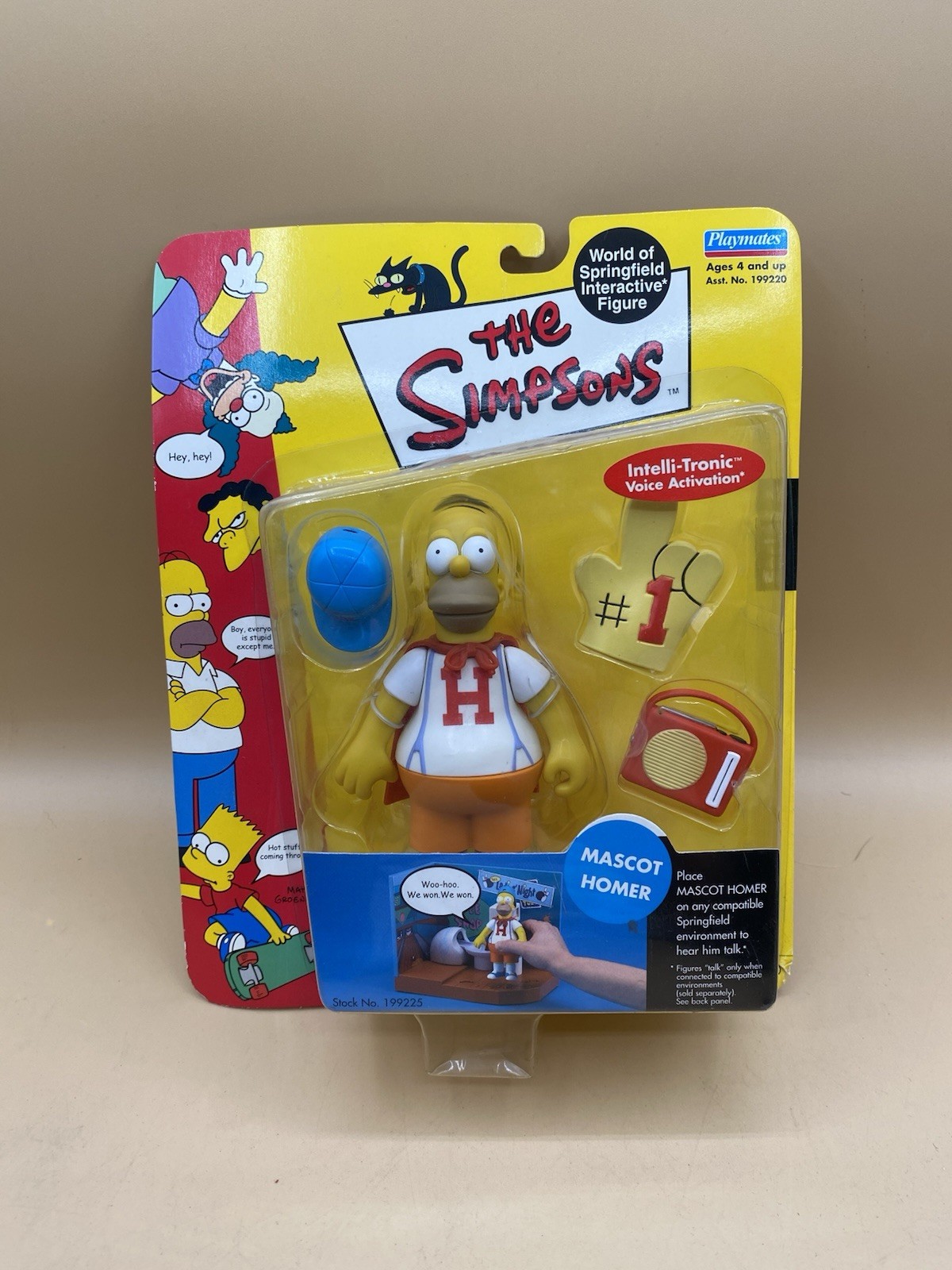 VTG 2001 Mascot Homer Series 6 THE SIMPSONS Playmates Nib