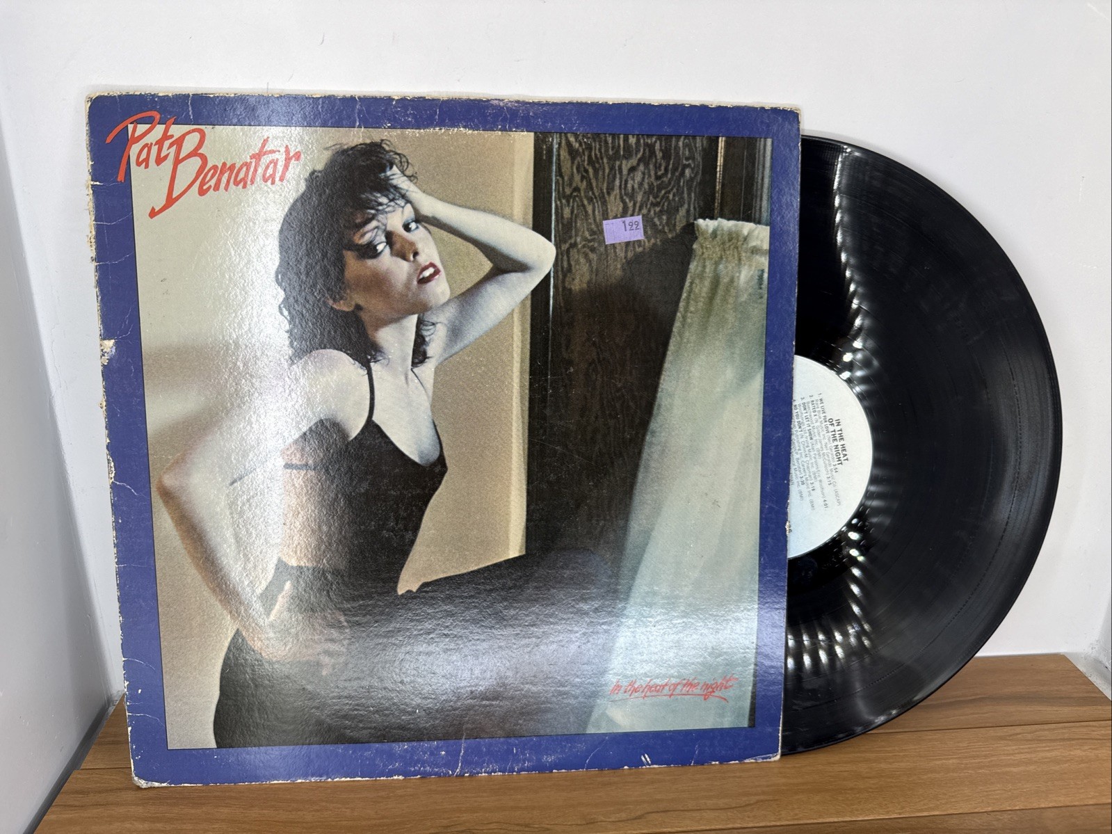 Pat Benatar In The Heat Of The Night Chrysalis CHE 1236 Black Vinyl LP 12"