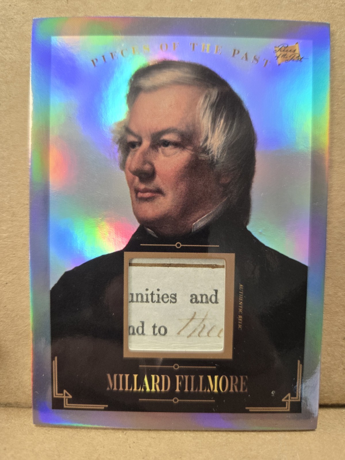 2023 Pezzi del Passato Storico Edizione Premium Millard Fillmore #113 