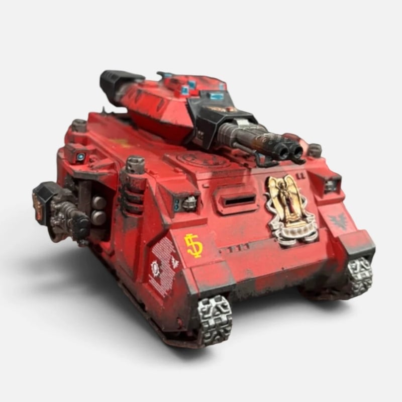 Warhammer 40K Blood Angels Baal Predator tabletop painted