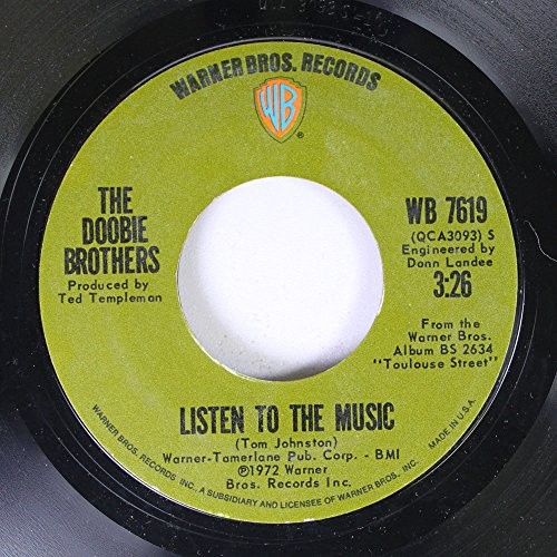 DOOBIE BROTHERS / LISTEN TO THE MUSIC - The Doobie Brothers