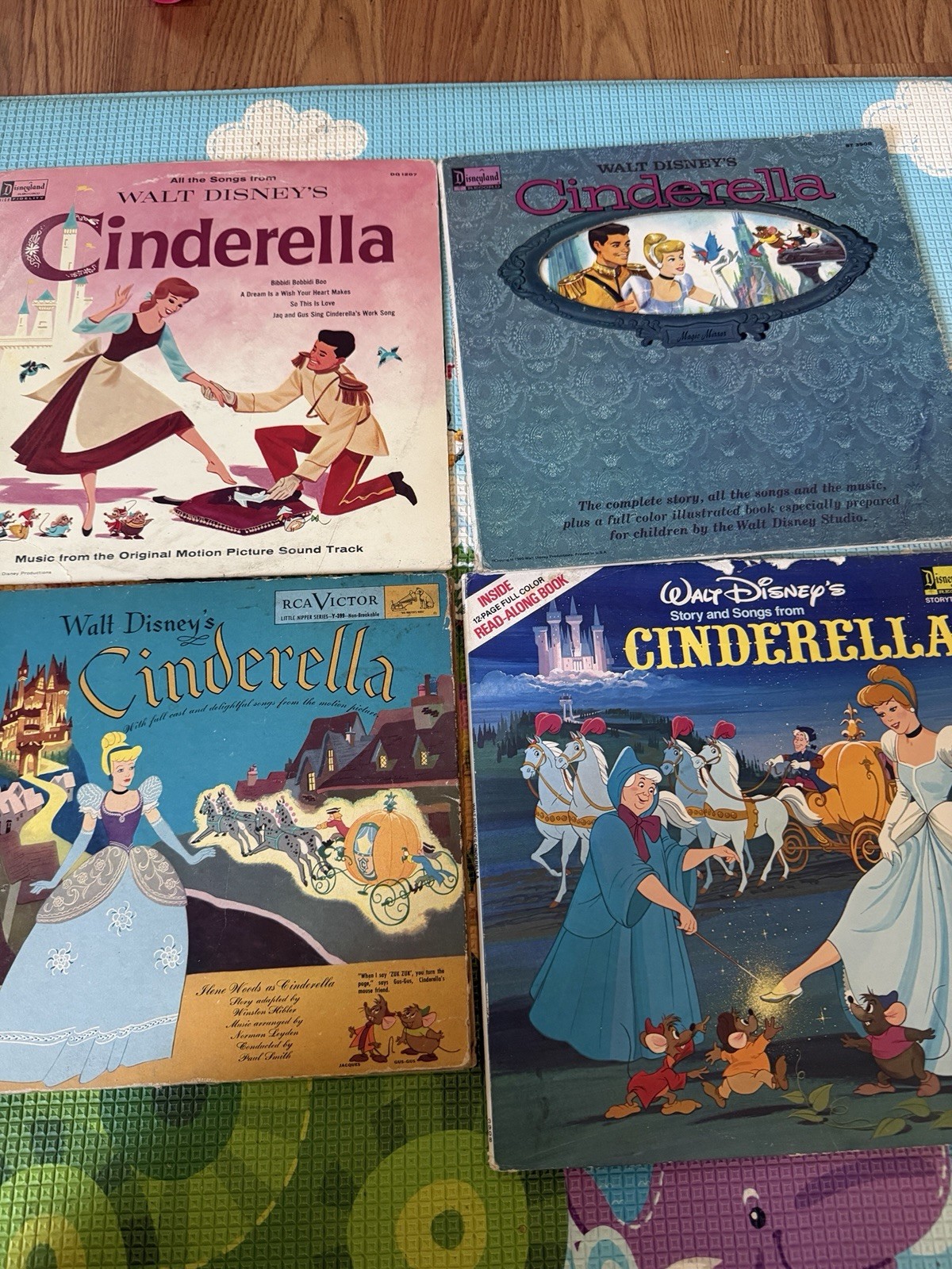 Cinderella Disneyland Walt Disney LP Record