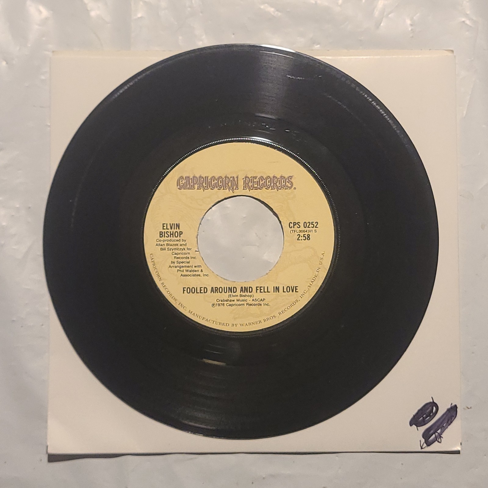 Elvin Bishop - Fooled Around And Fell In Love/ Slick Titty Boom -  45 RPM Record