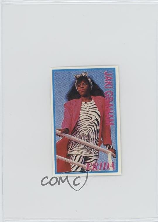 1983-88 Frida Magazine Music and Film Stars Stickers Jaki Graham 02ro