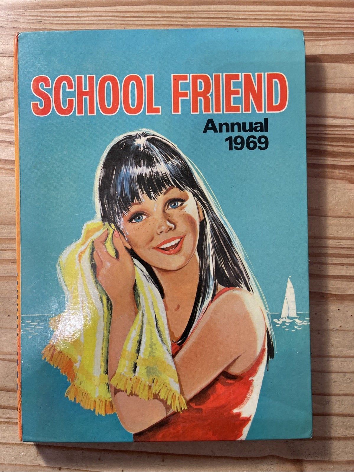 School Friend Annual 1969 VGC Unclipped Crossword filled in Lots of comic strips