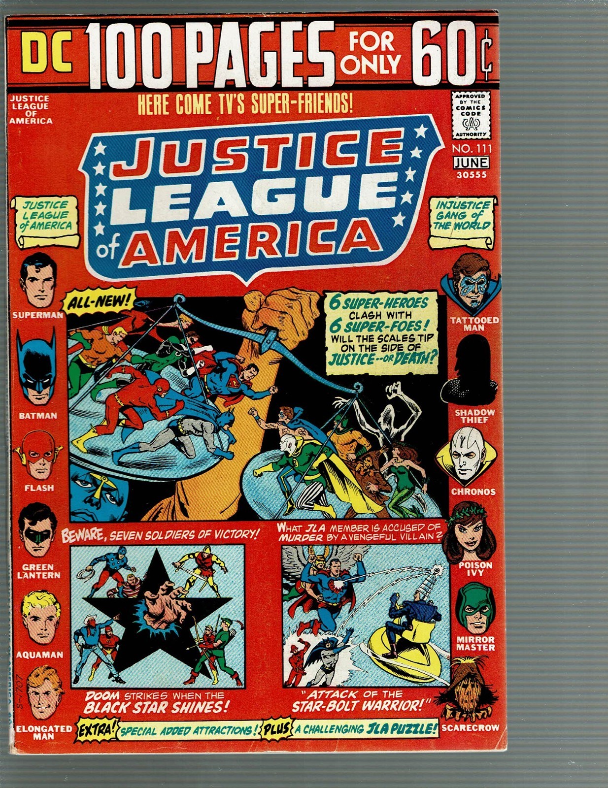 Justice League of America 111 Injustice Gang 1a App Libra 100 pgs F/VF