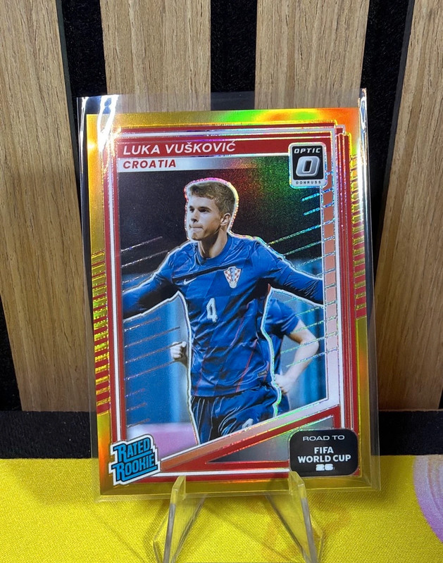 Luka Vuskovic /10 Rated Rookie Panini Donruss Croatia Road To FIFA World Cup#215