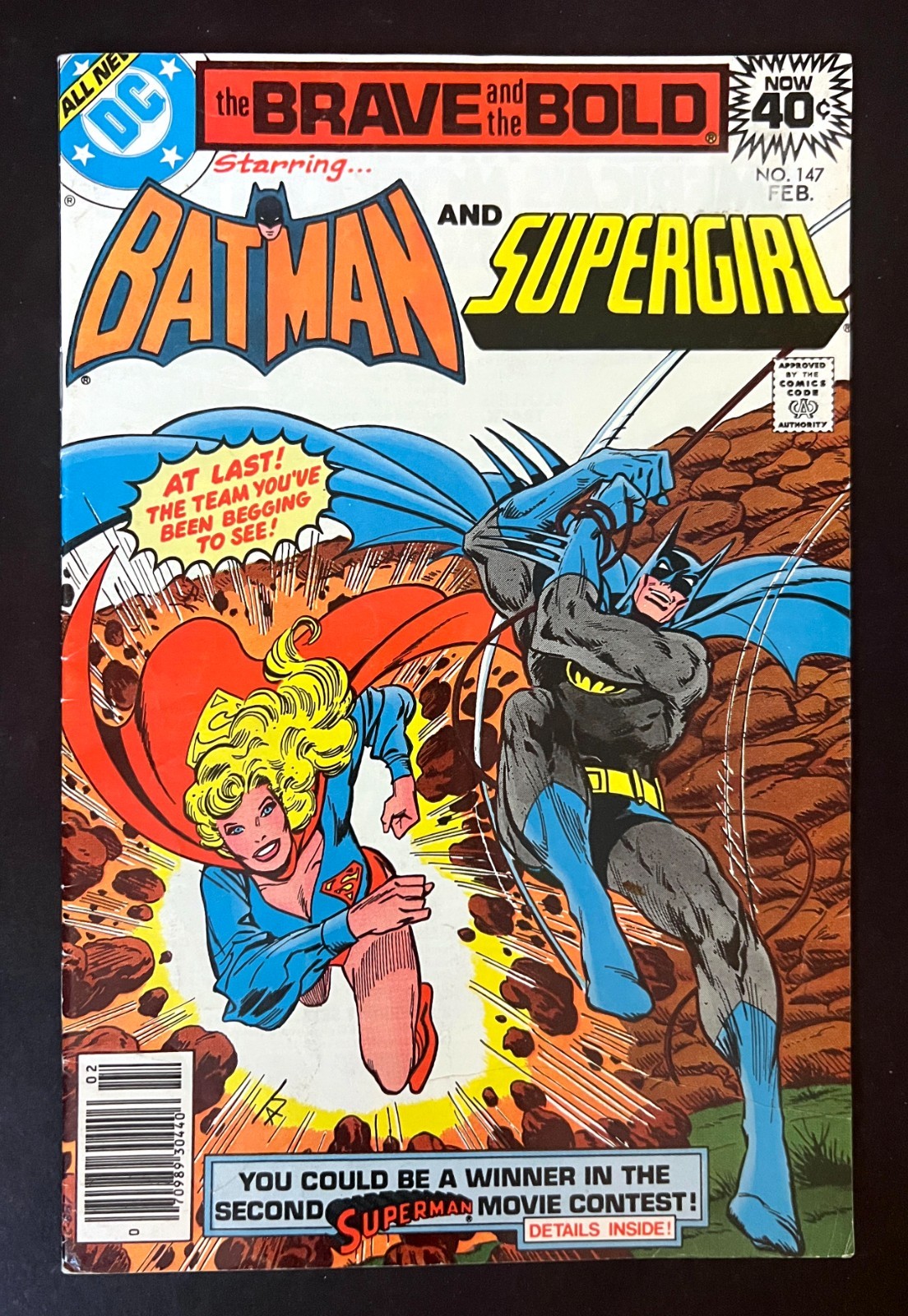 BRAVE AND THE BOLD #147 BATMAN & SUPERGIRL DC Comics 1979