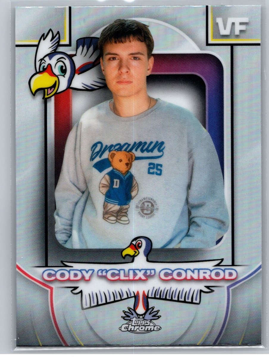 2026 Topps Chrome VeeFriends #CC-CL Cody "Clix" Conrod Content Condors