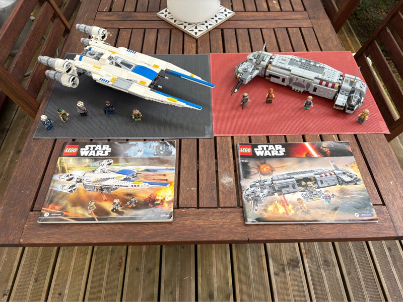 Lego star wars set: 75155, 75140 état parfait