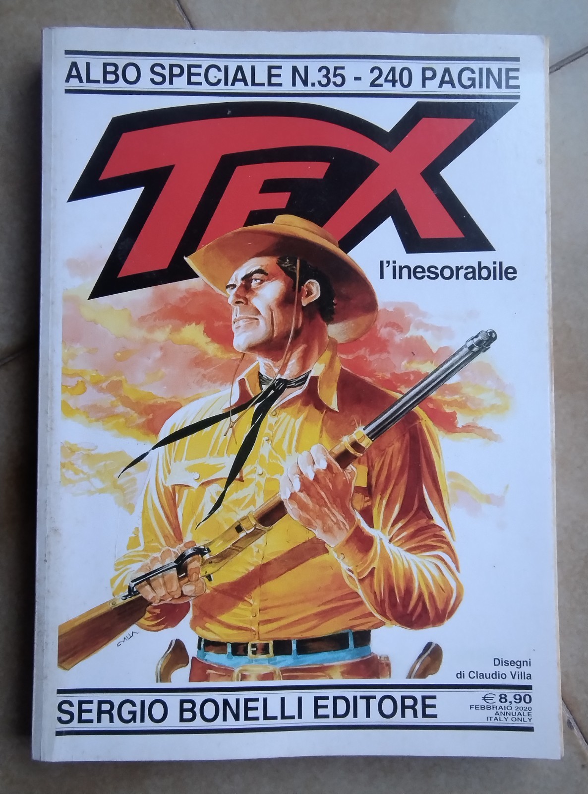 TEX Speciale (Texone) n. 35 - Tex l'inesorabile - 2020 - Disegni Claudio Villa