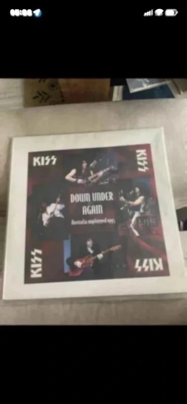 vinyle Down Under Again du groupe KISS