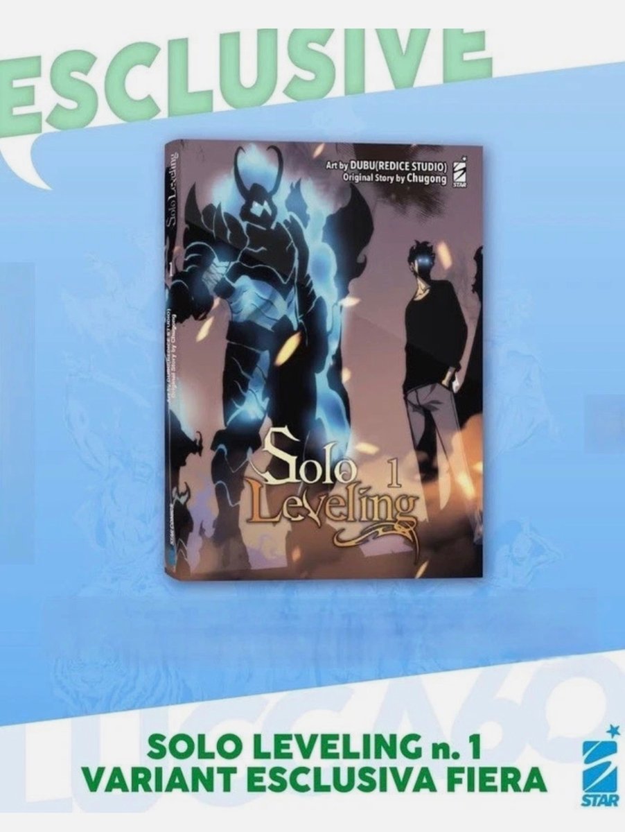 Preorder 28/10 Solo Leveling N1 Variant Esclusiva Star Comics Lucca Comics 2026