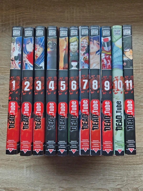 Lot mangas dead tube tome 1 à 11 jaquette reversible tome 8 et 10 ( borderline )