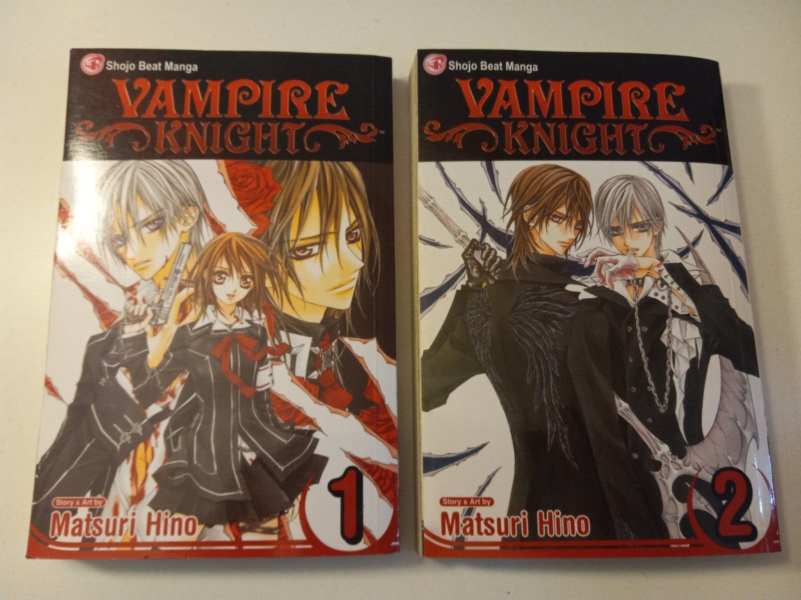 Vampire Knights Volume 1 e 2 Inglese VIZ Matsuri Hino Shojo Beat Manga