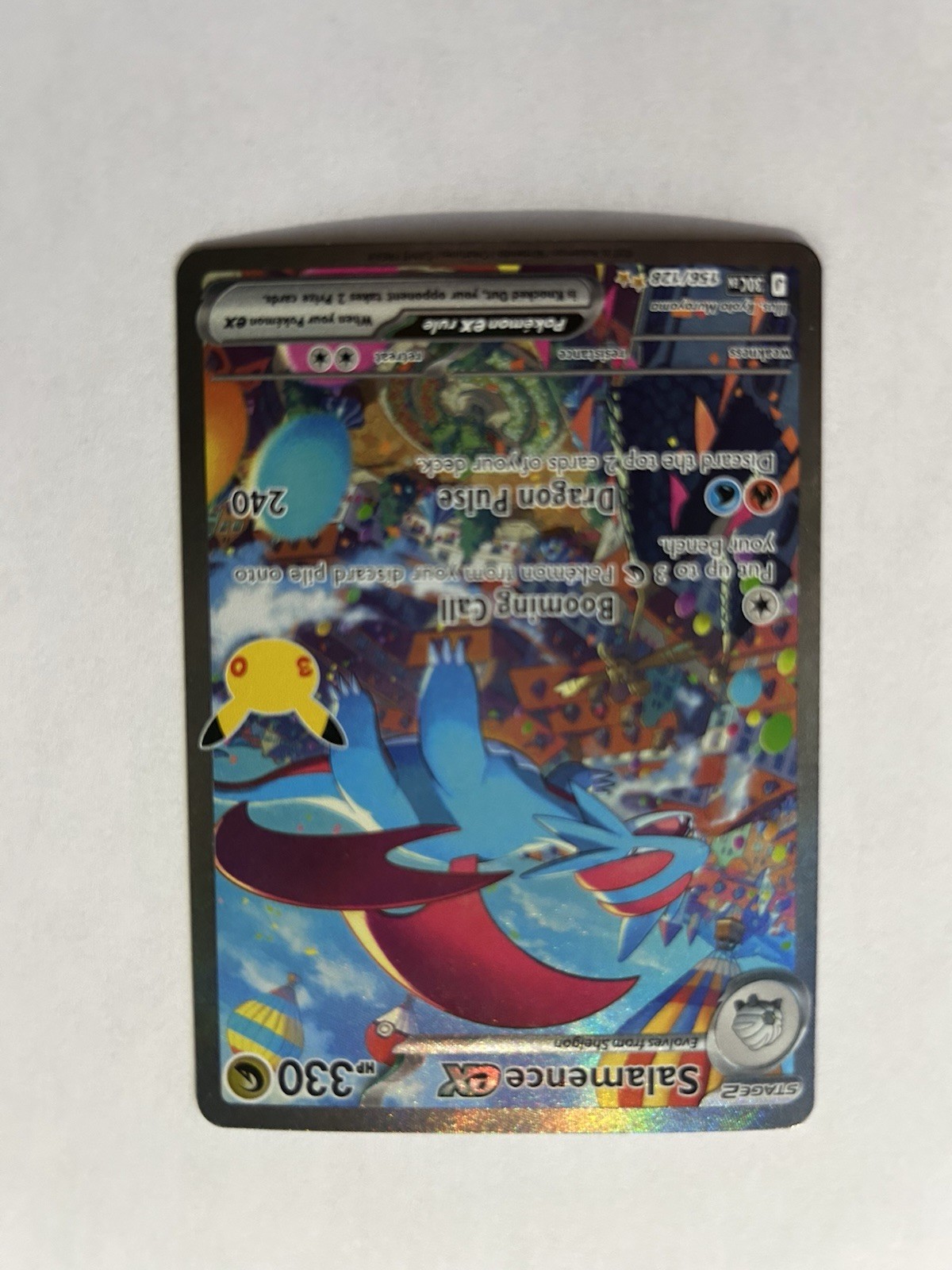 Pokemon TCG 30° Anniversario Salamence EX SIR 156/128