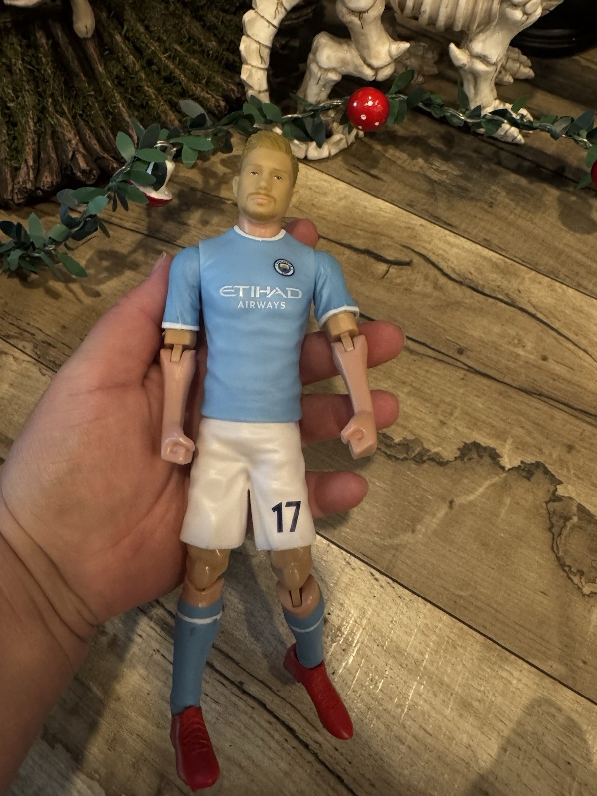 Banbo Soccer Figure Toy De Bruyne 8” Manchester City Sockers