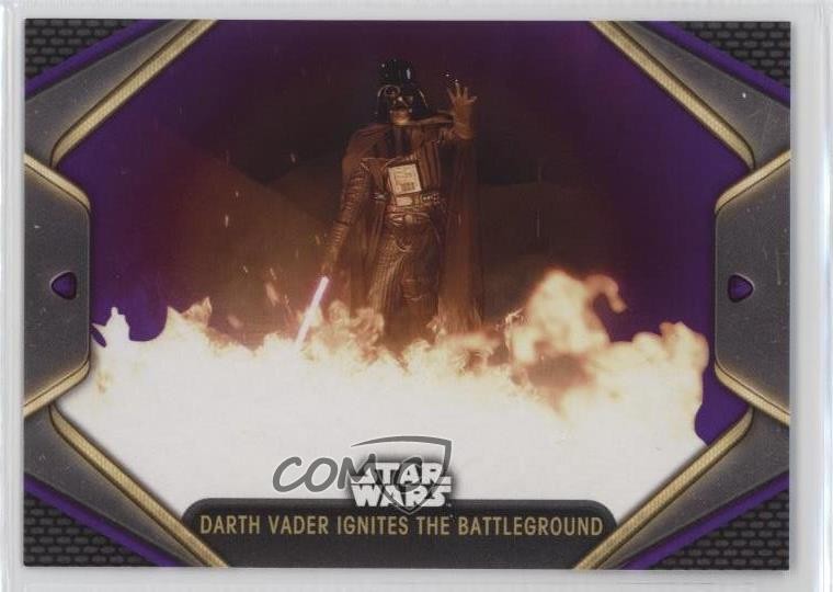 2023 Star Wars Obi-Wan Kenobi Purple Darth Vader Ignites the Battleground 0nr3