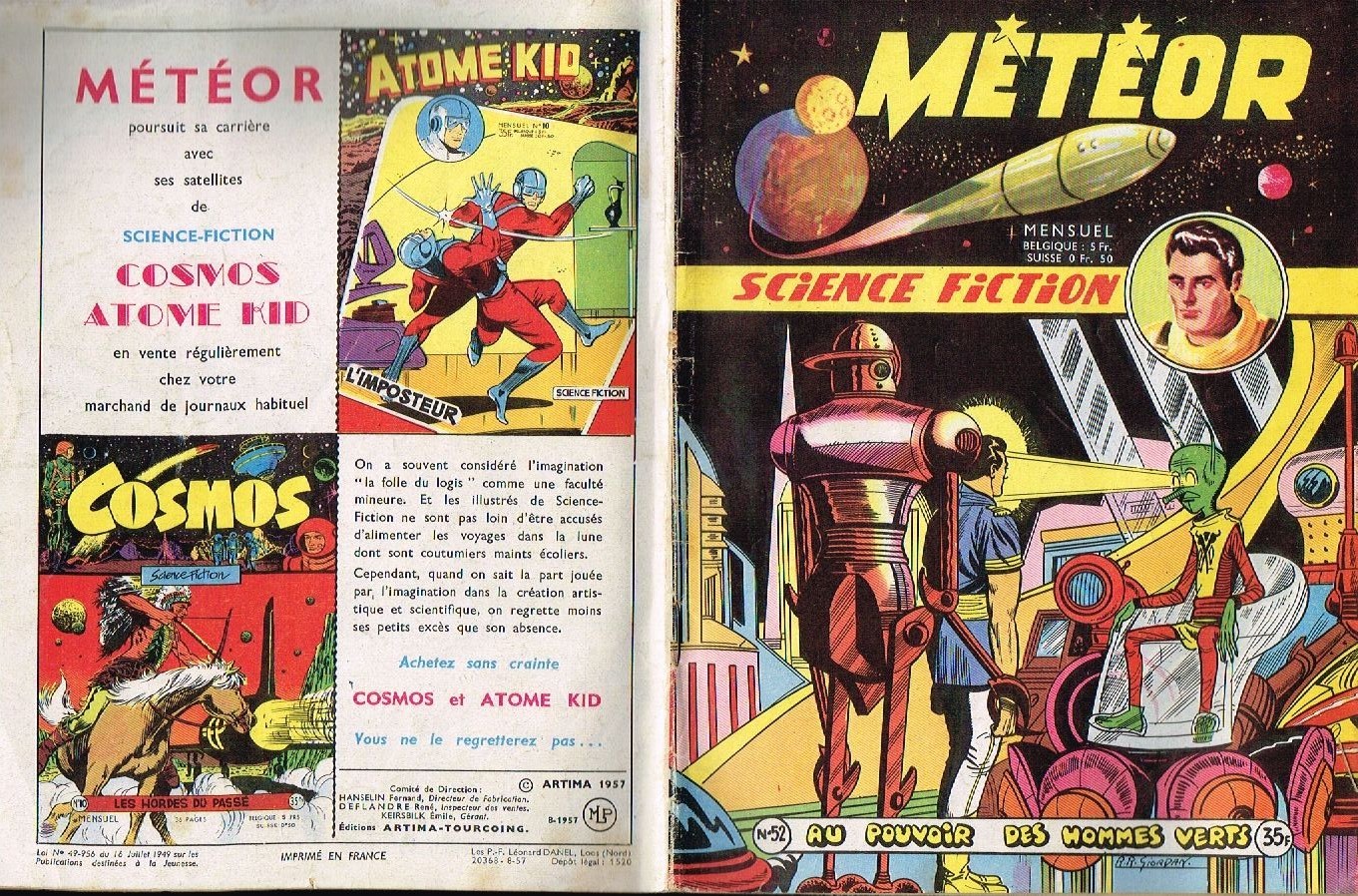 METEOR NUMERO 52  ARTIMA 1957