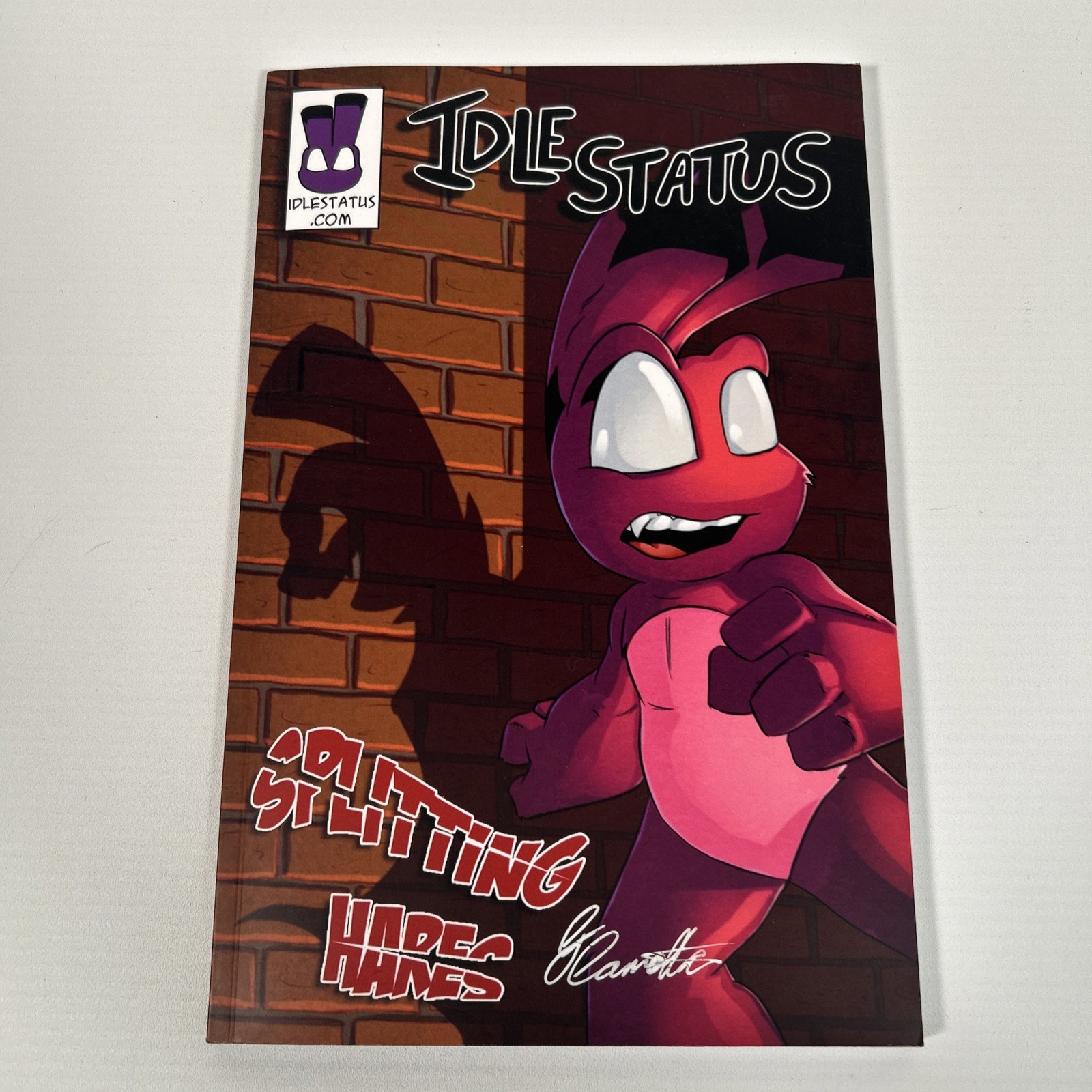 IdleStatus: Splitting Hares Graphic Novel Comic SIGNED By GianClaudio Camattari