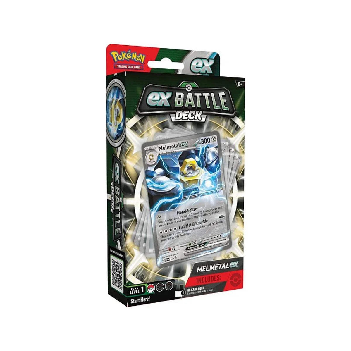 Pokemon TCG Melmetal ex Mazzo Battaglia 60 Carte Pronto All’uso Con Moneta