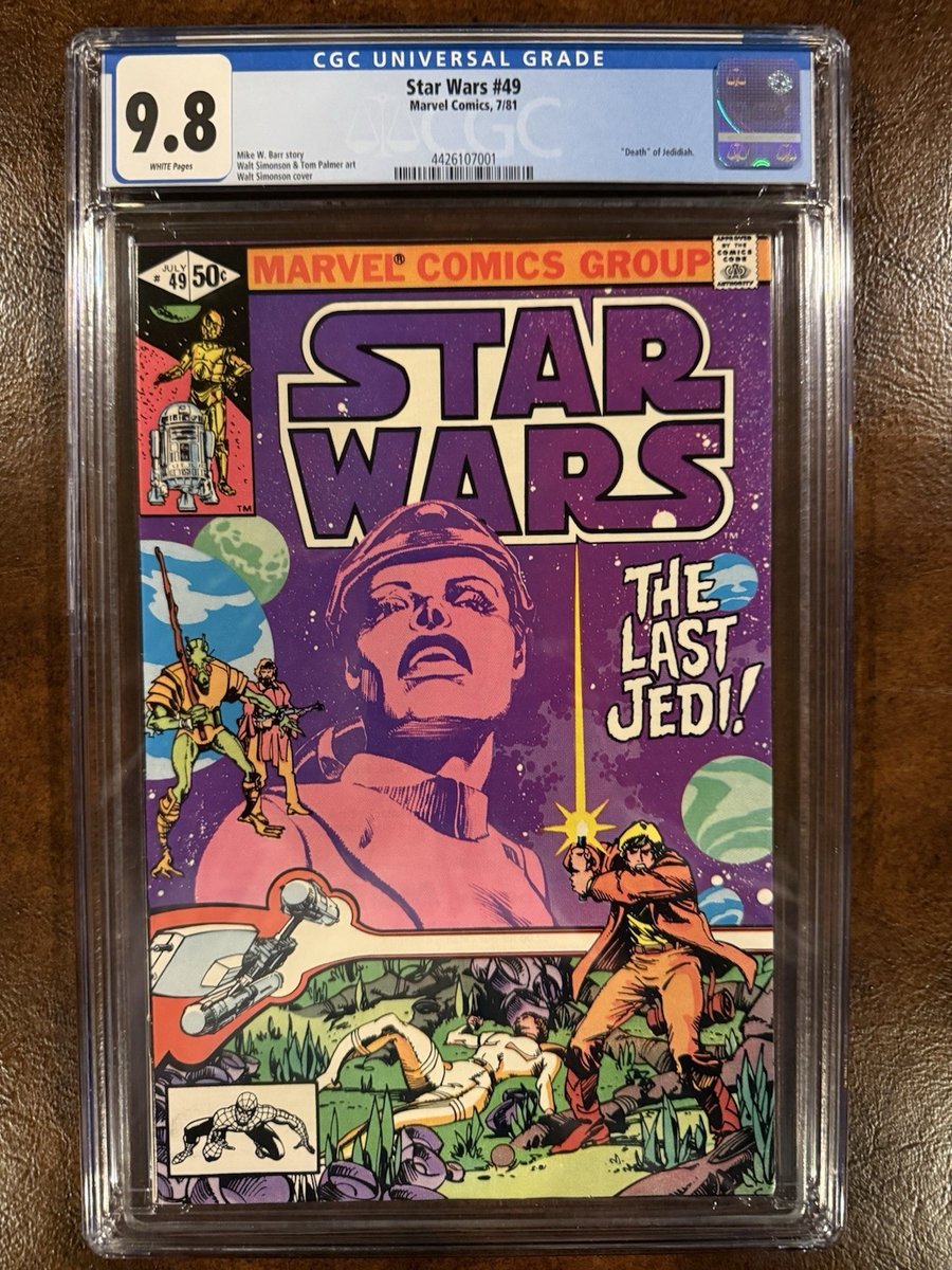 Star Wars #49 CGC 9.8 (Marvel 1981) WP!  Morte di Jedidiah!!