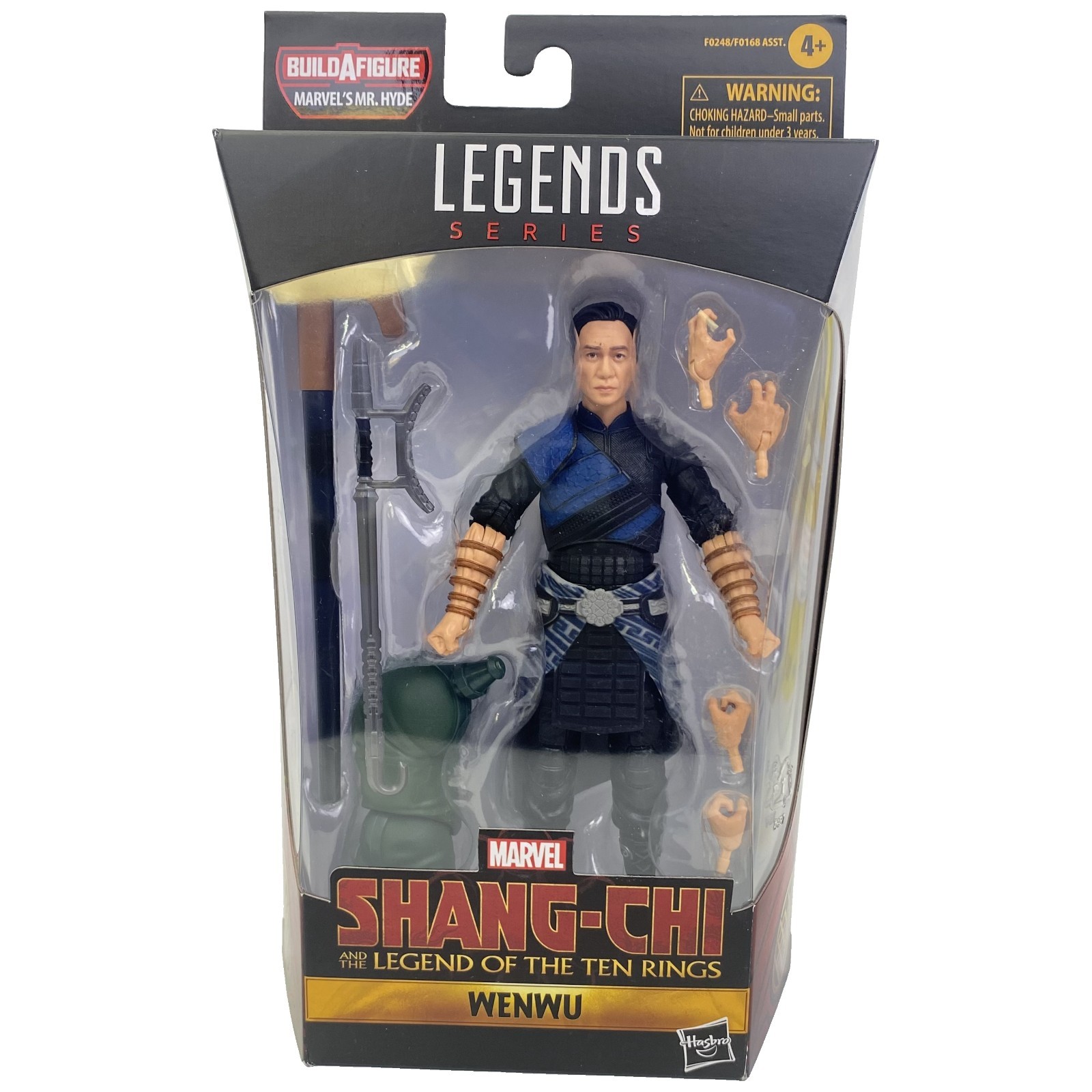Marvel Legends Shang-Chi Wenwu 6" Figure 2021 Hasbro Sigillato Nuovo Mr. Hyde BAF