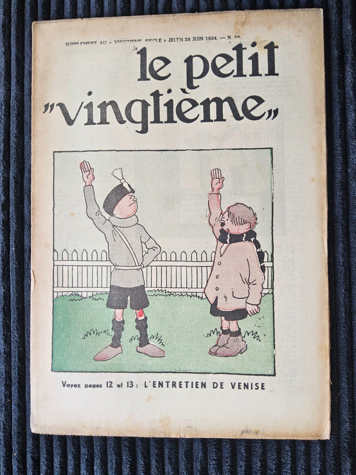 Tintin - Petit Vingtième - Numéro 26 de 1934