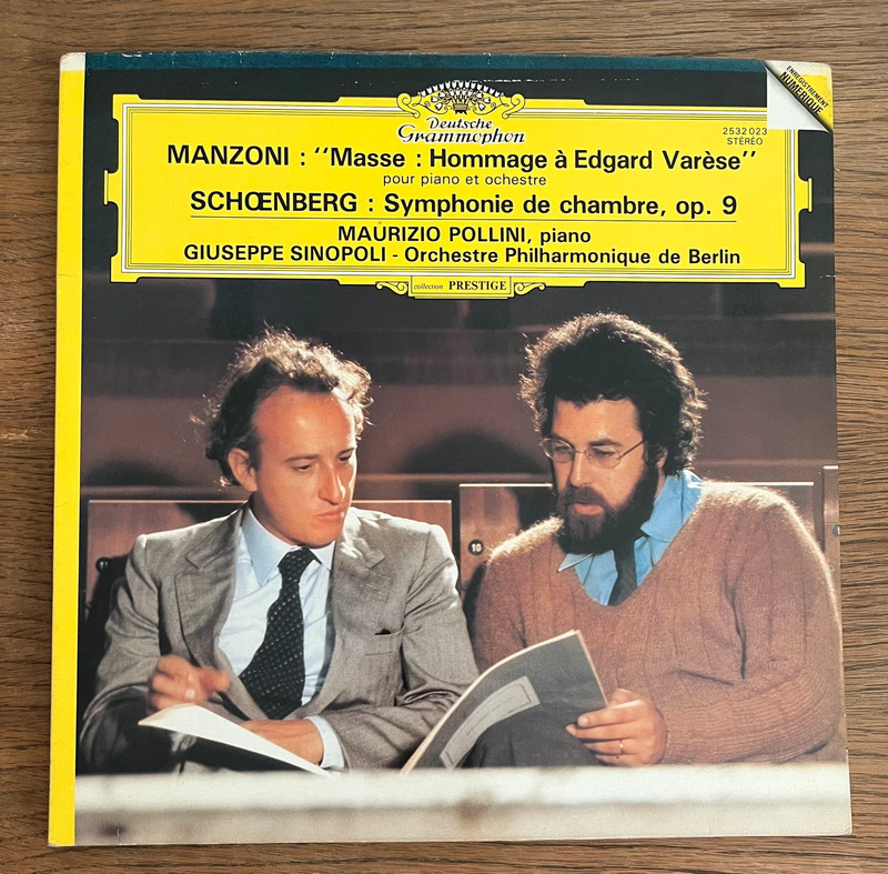 Pollini / Sinopoli / Manzoni / Schoenberg - Deutsche Grammophon (2532023)