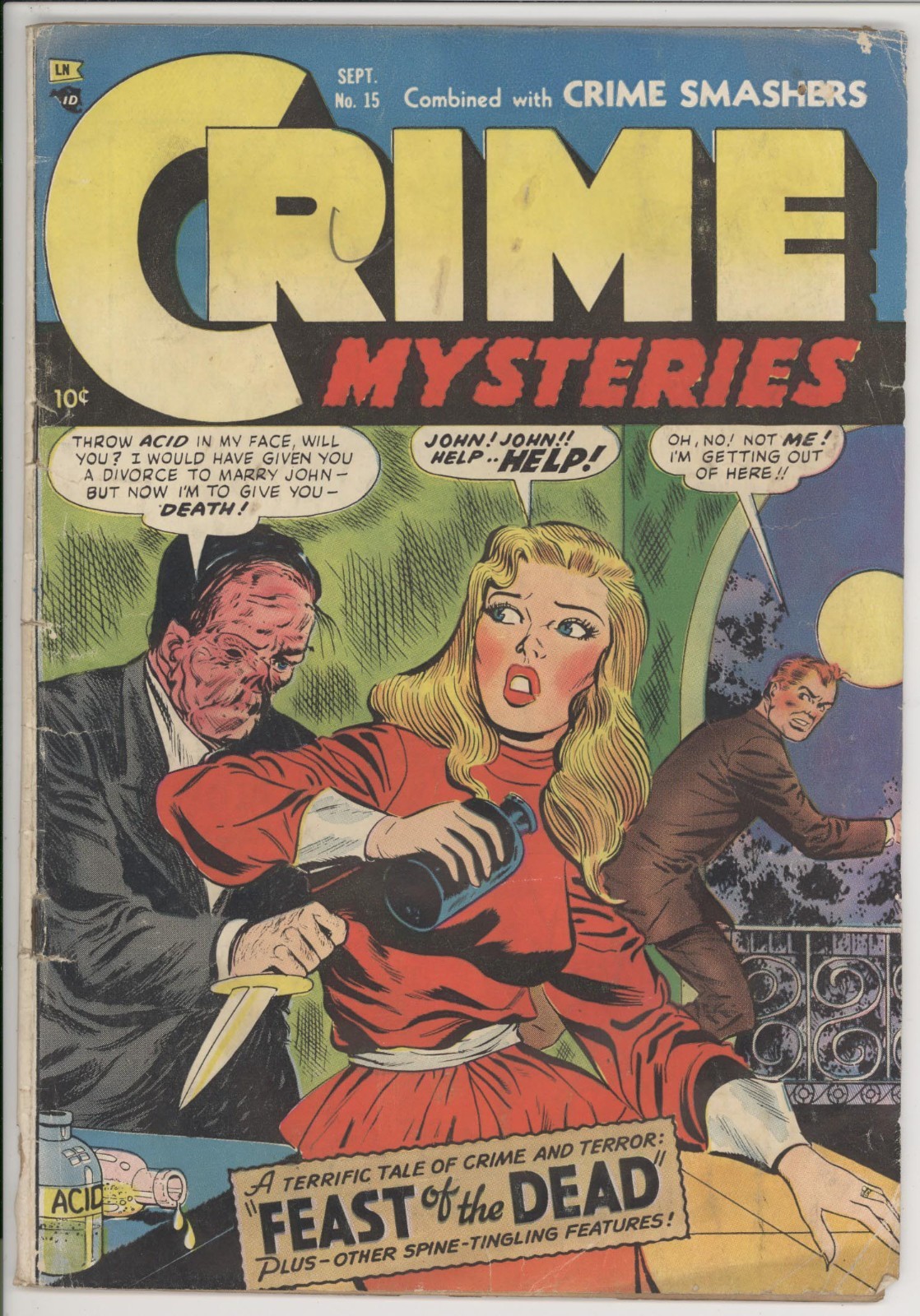 CRIME MYSTERIES 15 GD+/2.5 - Acido conveniente nella copertura del viso!
