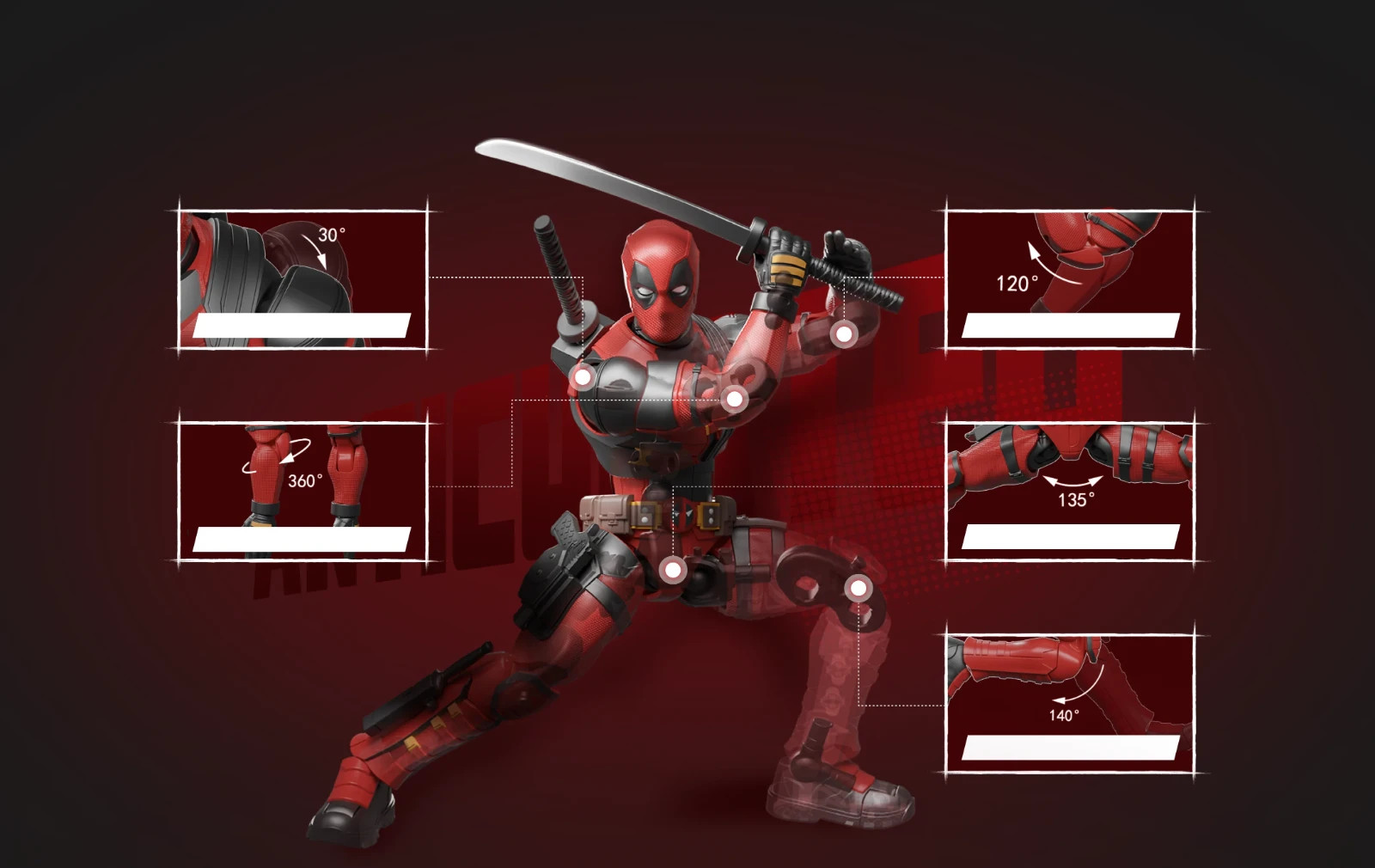 Blokees Champion Class  04 Deadpool Model Kits
