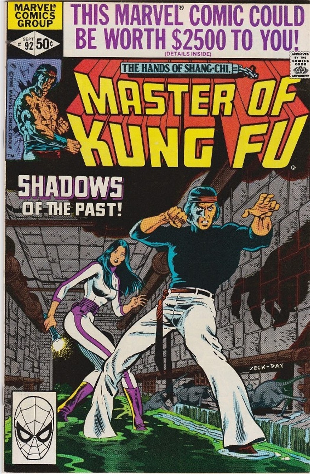 MASTER OF KUNG FU #92, SEPTEMBER 1980! VF/NM CONDITION!! MARVEL CLASSIC!!