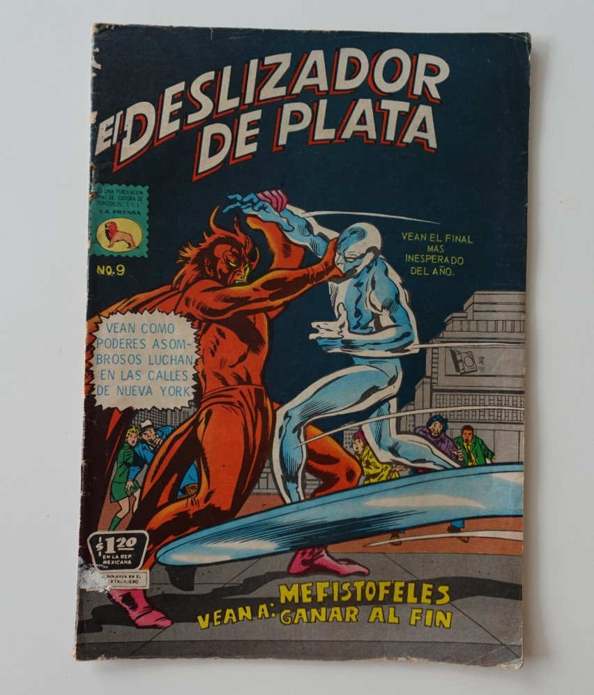 Cómic E. LA PRENSA/ EL DESLIZADOR DE PLATA "MEFISTOFELES" 1971 #9