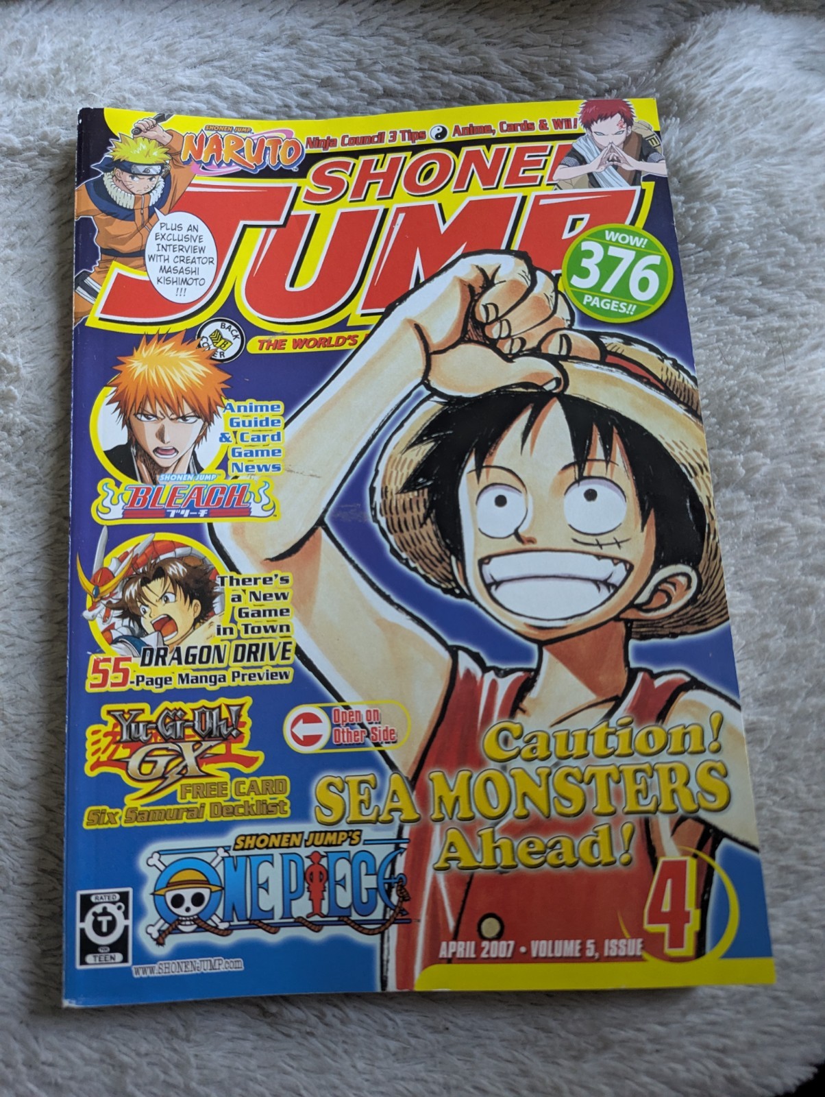 Shonen Jump Volume 5 Numero 4 Numero 52 Aprile 2007 (CON SCHEDA ALLEGATA)