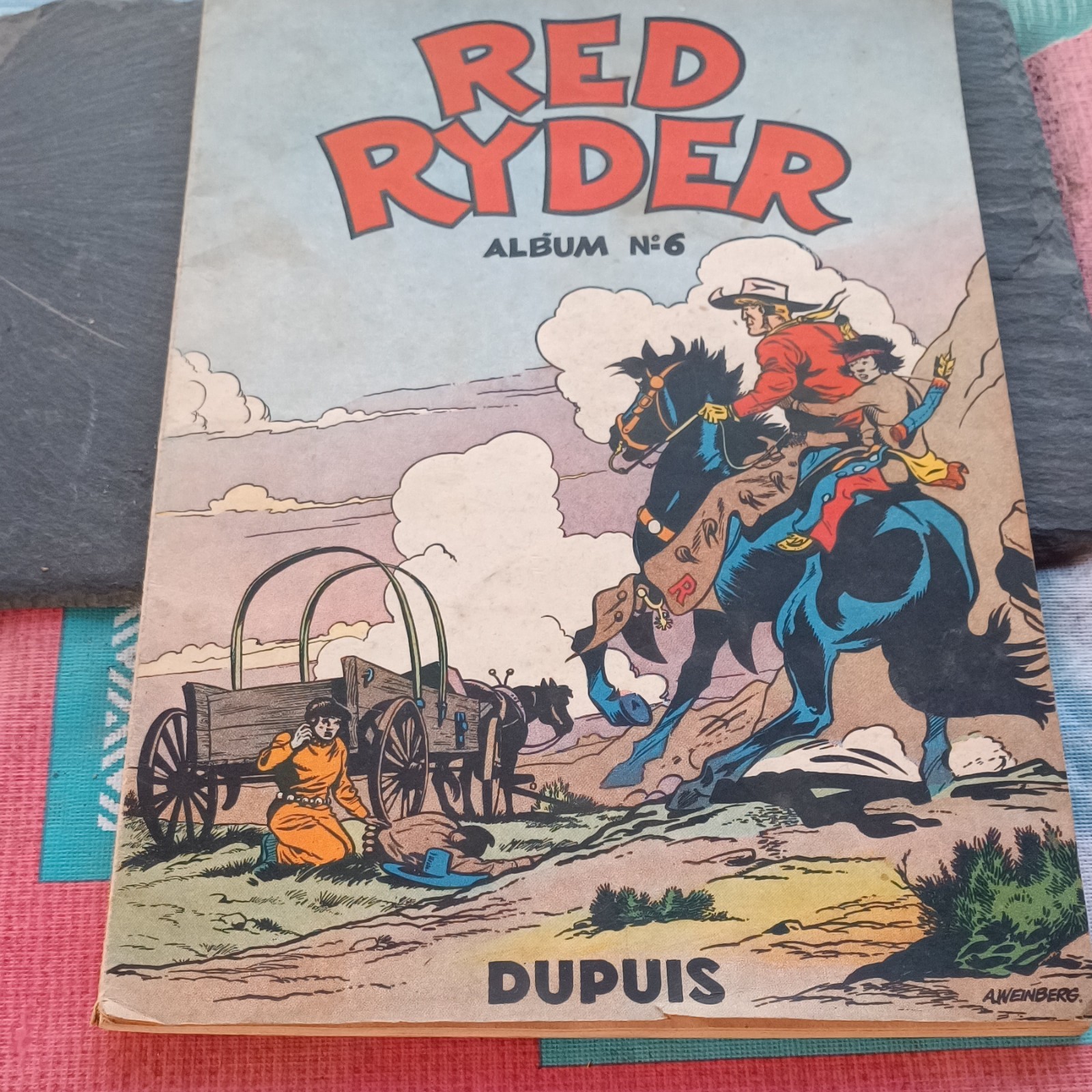 Dupuis Red Ryder album n°6 Les Albums Lucky Luke western couleur français