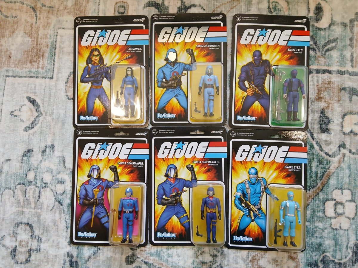 Super7 G.I. Joe ReAction Figures confezione da 6 pezzi