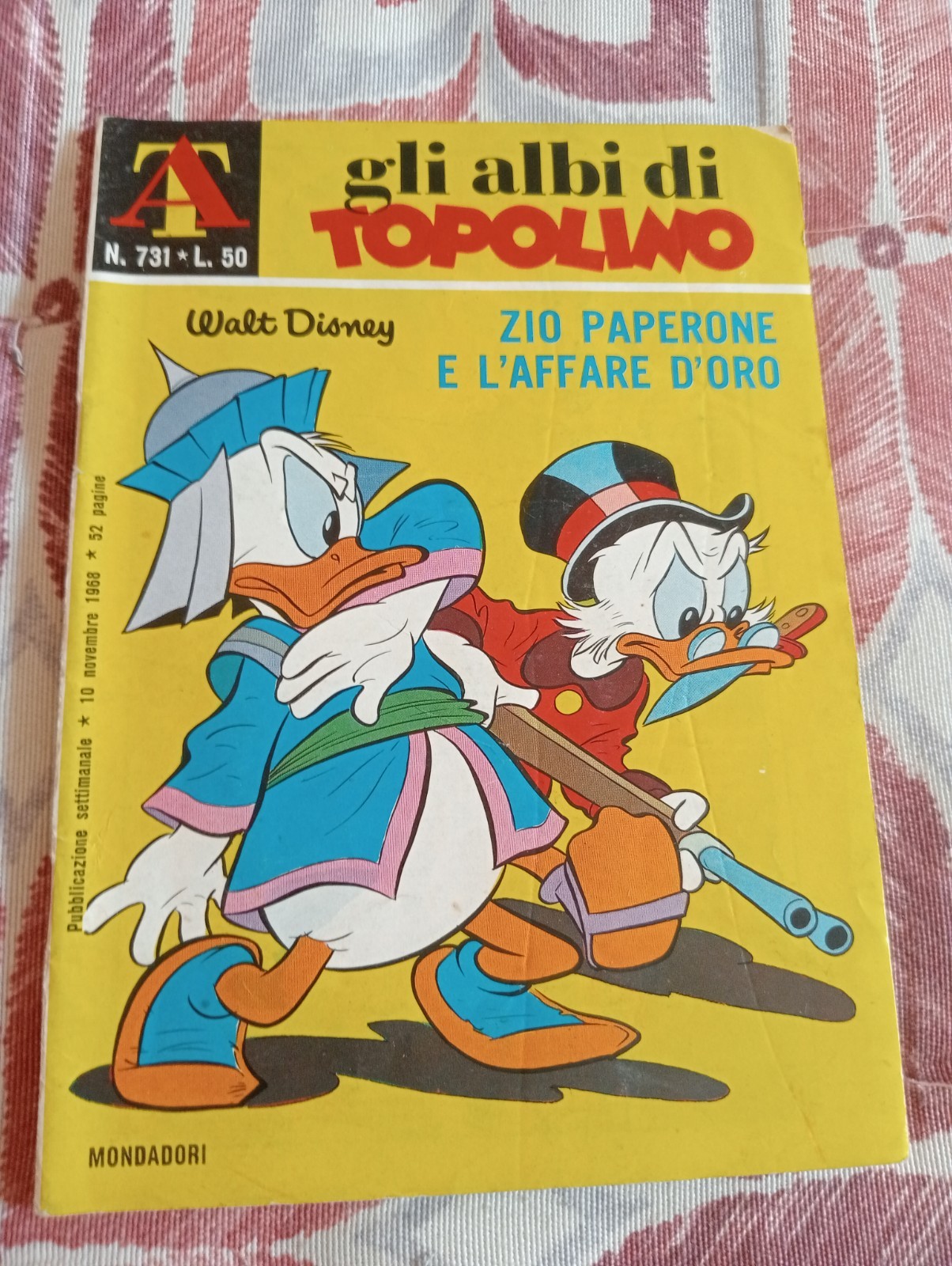 ALBI DI TOPOLINO N. 731 Mondadori 1968 MONDADORI CON BOLLINO