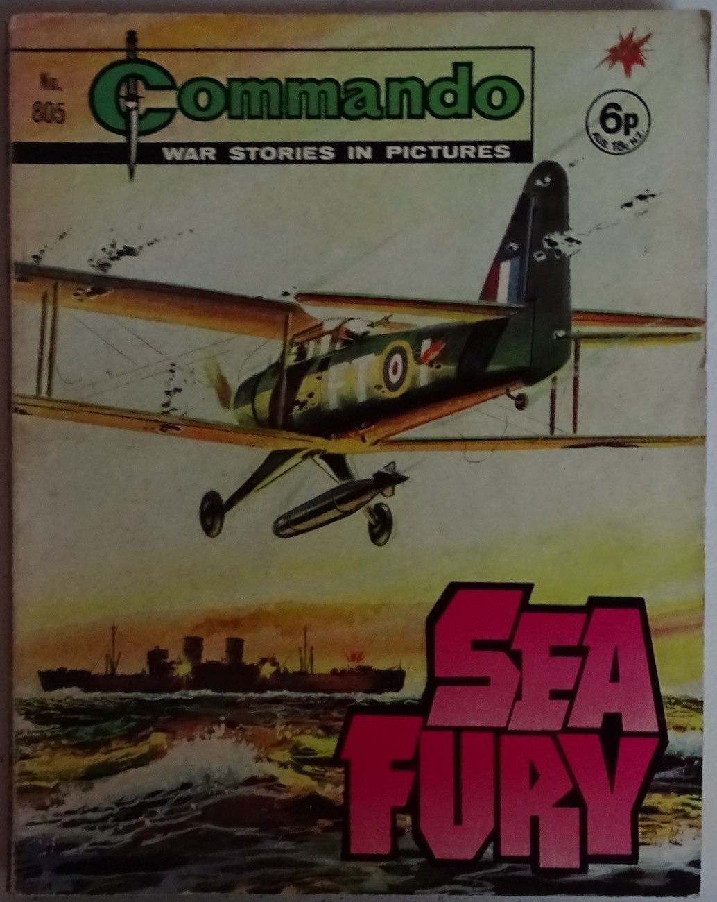 Commando Comic Issue no. 805 - Sea Fury
