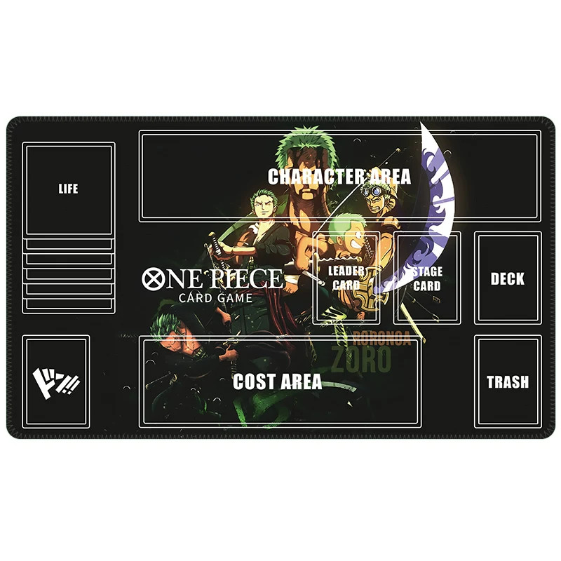 2mm FOR One Piece Playmat With Zones Opcg Tcg Card Game Playmat! -09
