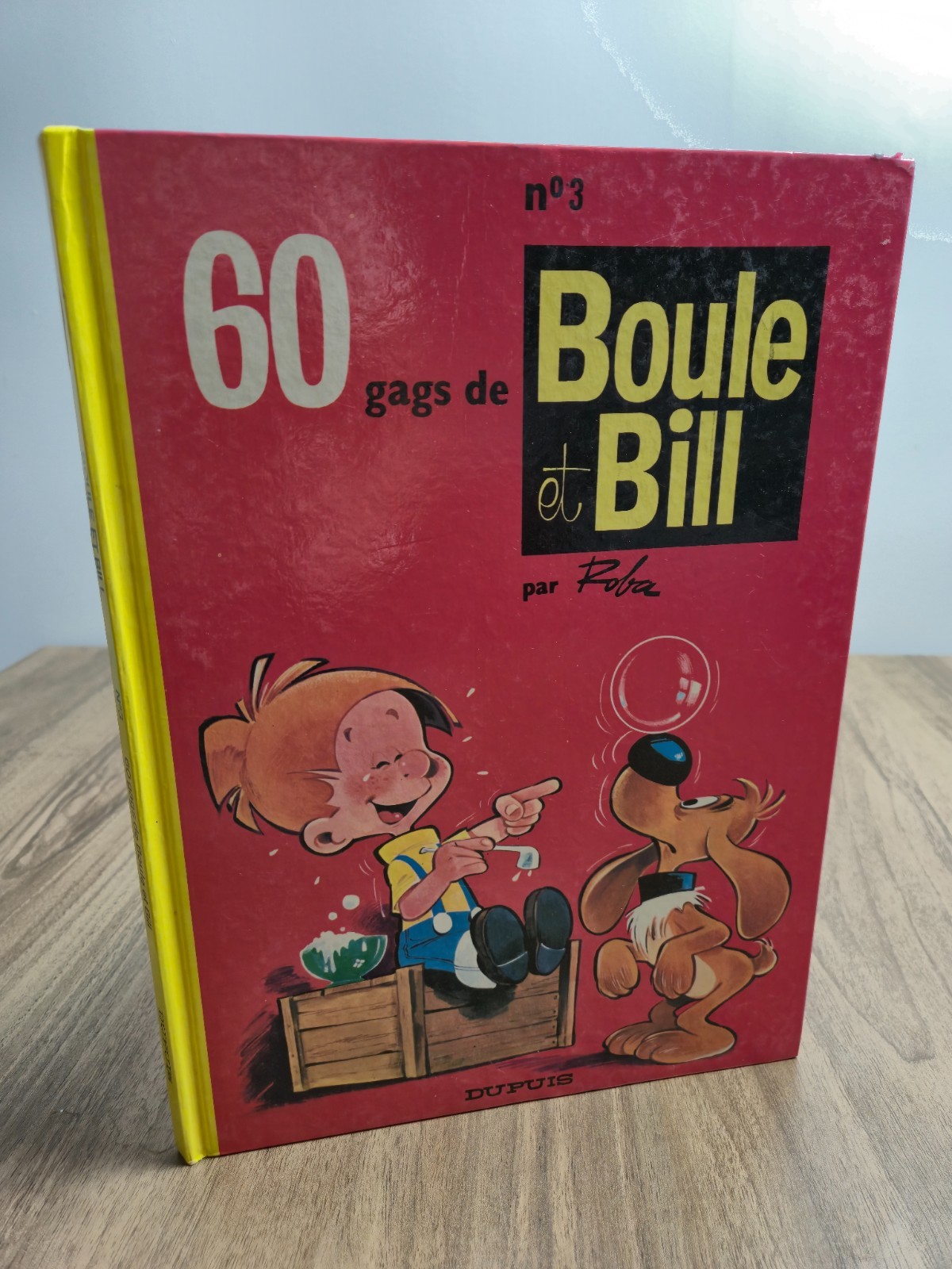 Boule et Bill tome 3 60 gags Roba Dupuis reedition 1990 BD