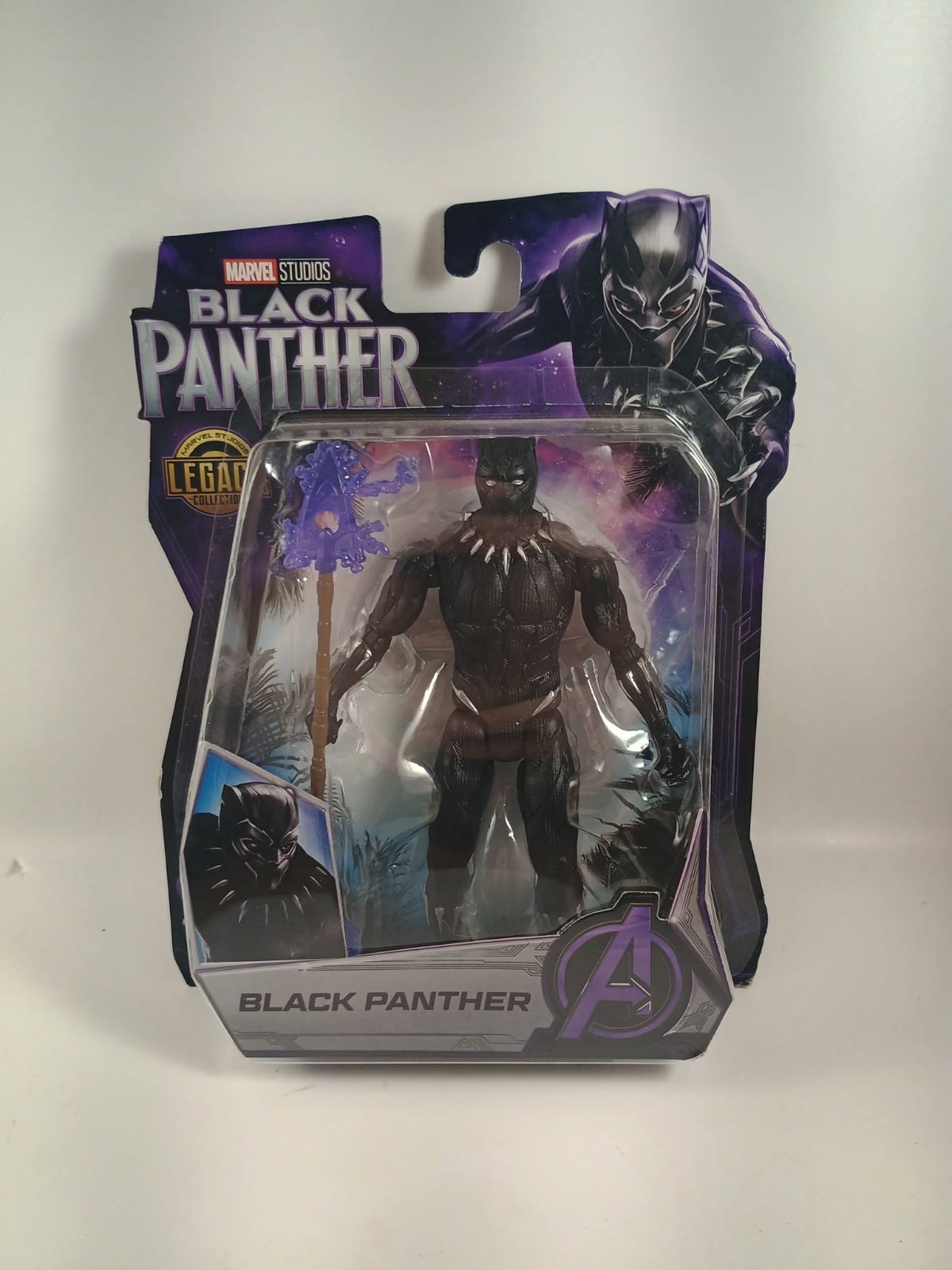 Marvel Studios Legacy Collection Black Panther Figure Hasbro nuovo con scatola