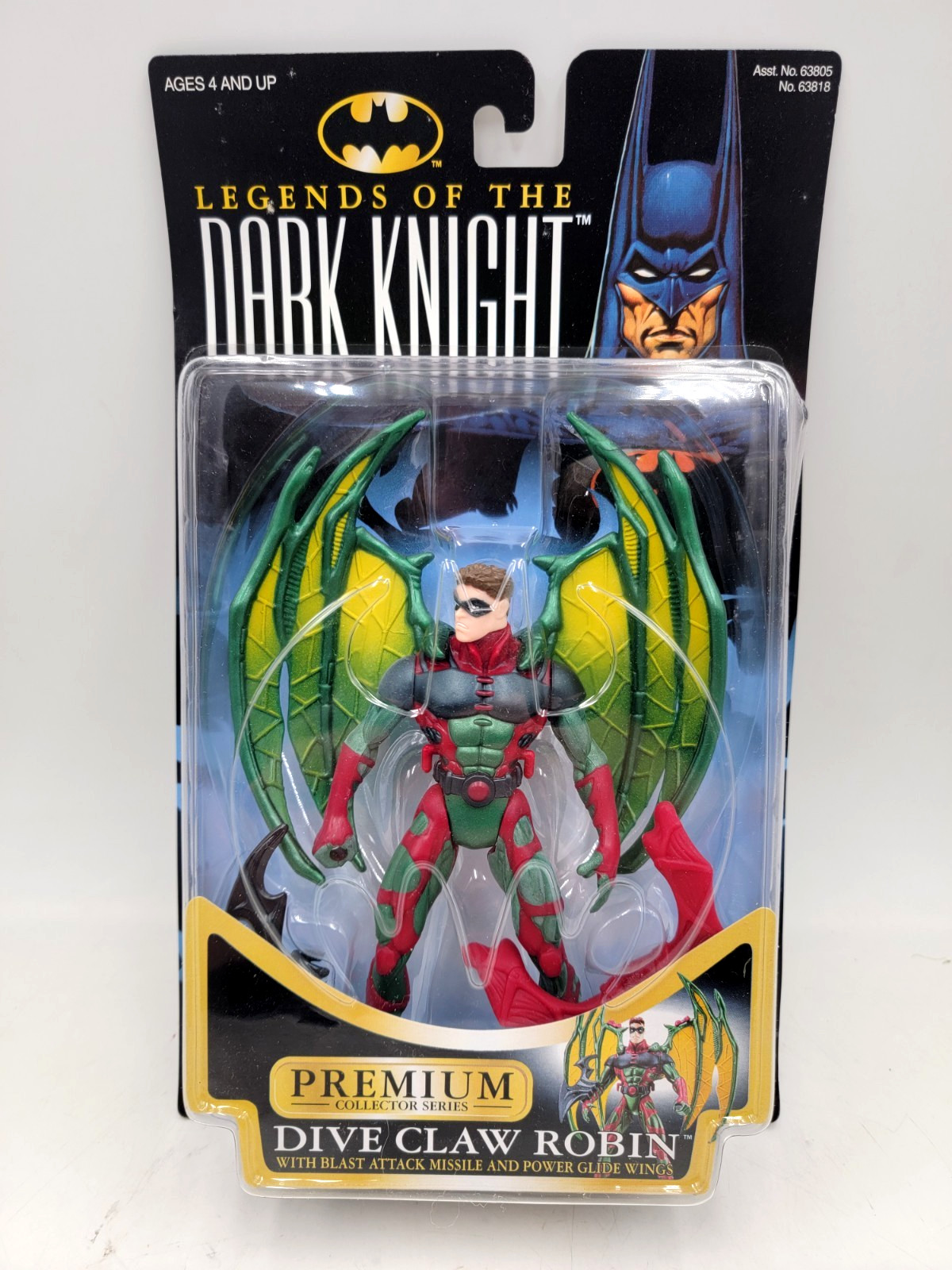 Kenner Legends Dark Knight Dive Claw Robin Premium Collection 1996 DC Batman