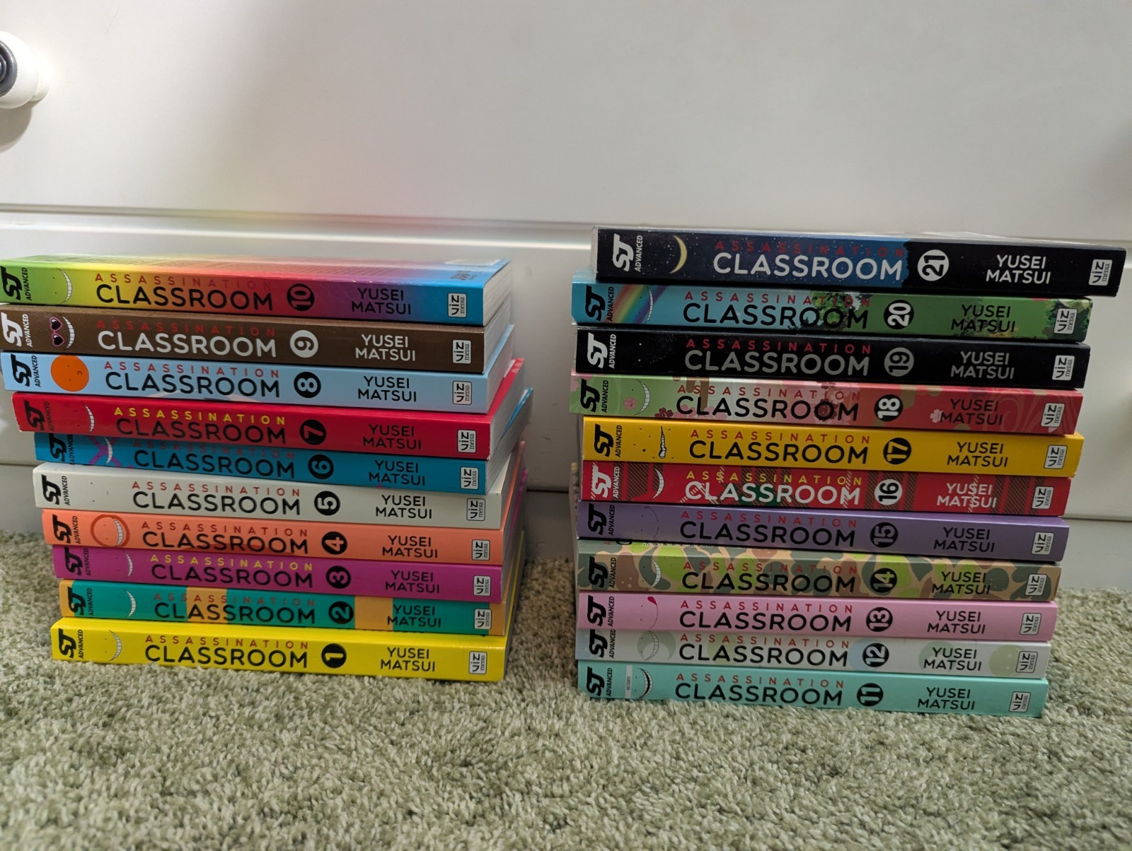 Assassination Classroom set manga completo vol. 1-21 in inglese