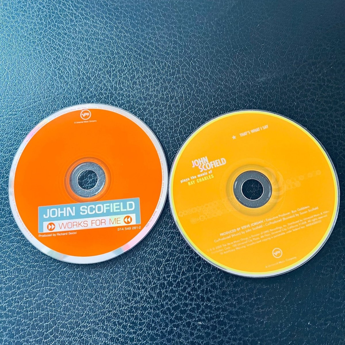 John Scofield Promo Used CD Lot No CASE Works For Me That's What I Say Jazz