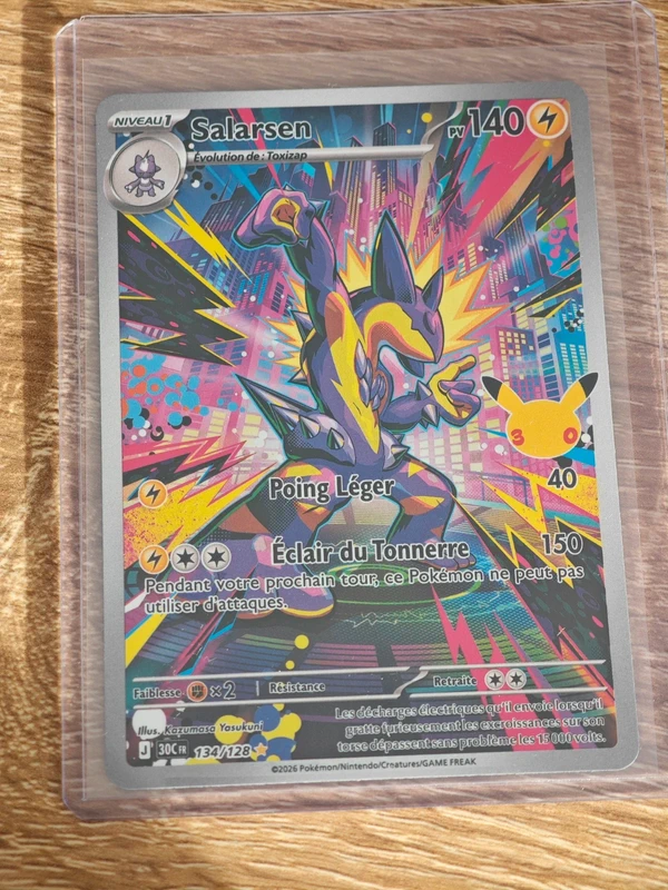 Salarsen AR 134/128 30 ans Pokémon