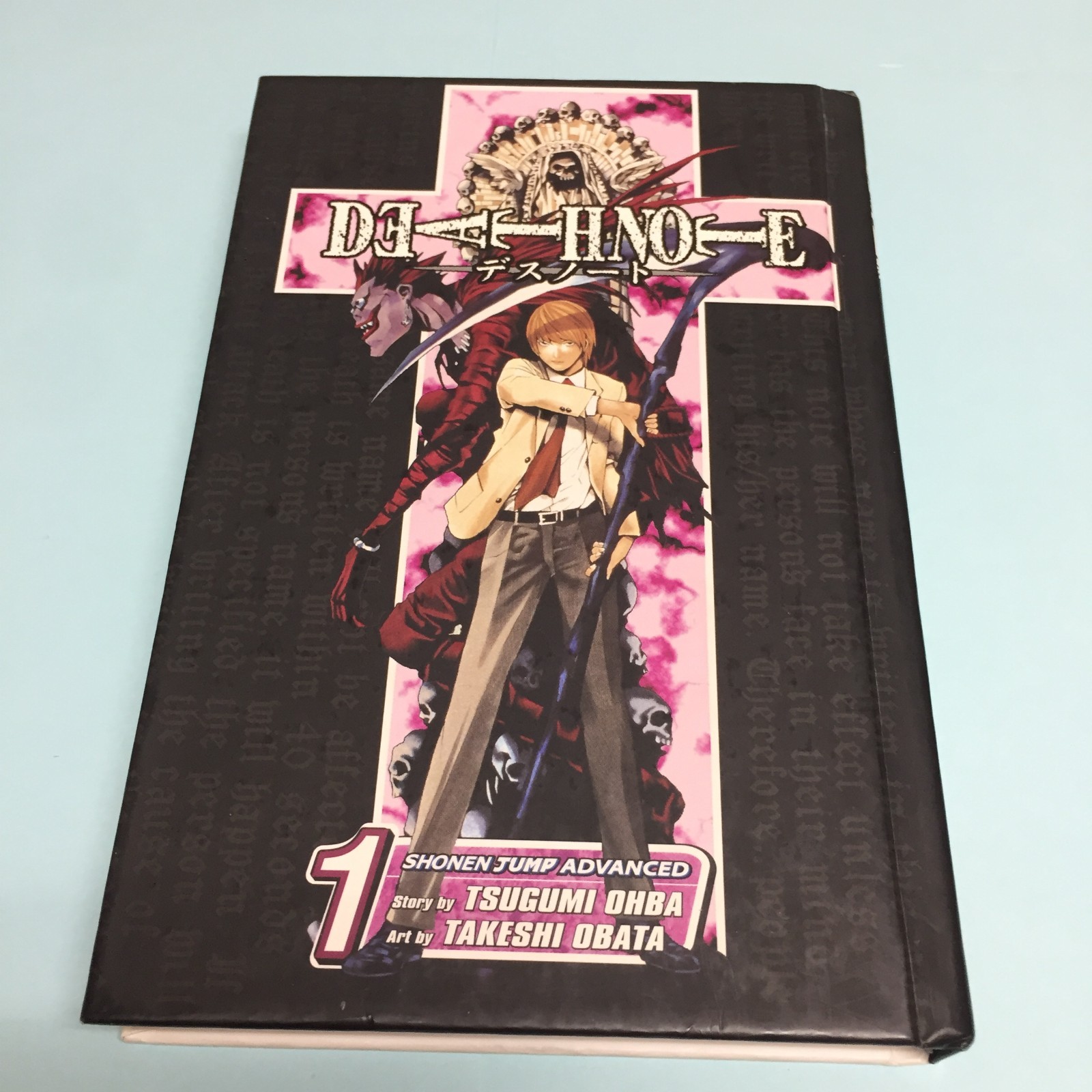 Death Note Volume 1 Manga Edizione Rigida Inglese Rigida