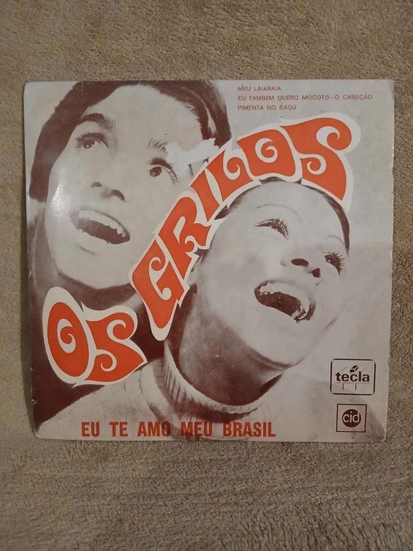 Disco de vinil - Os Grilos