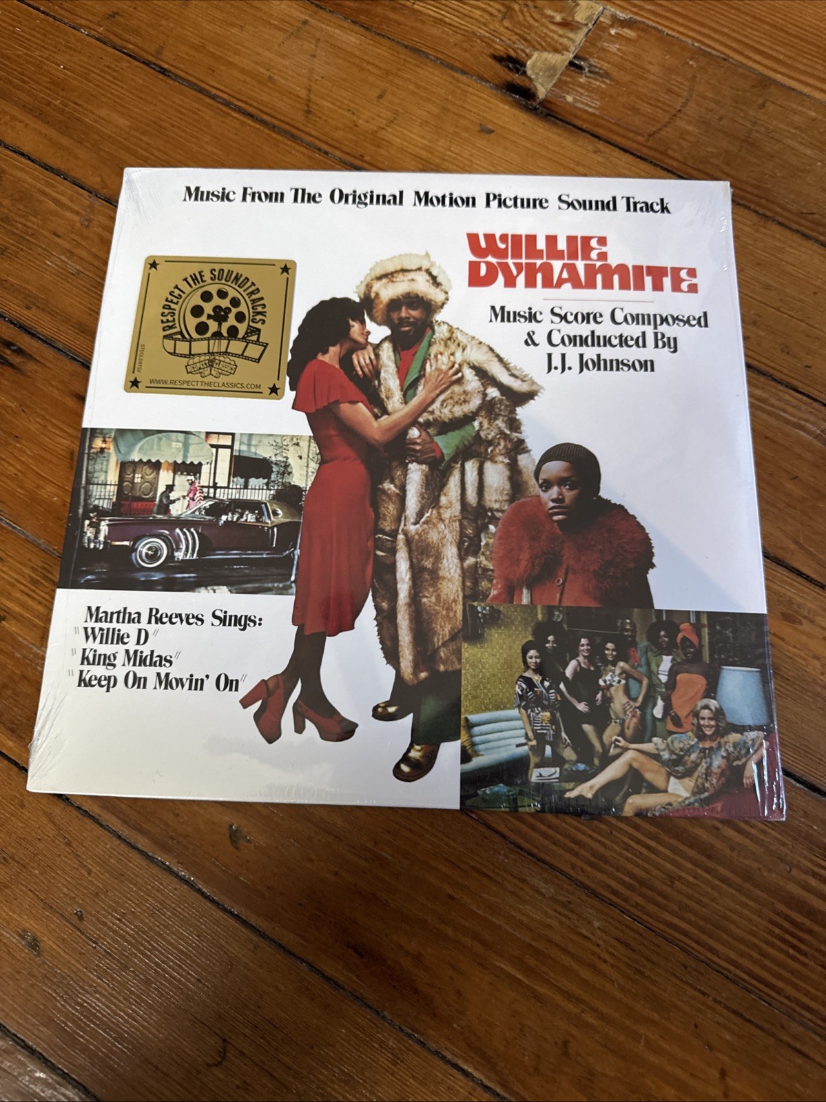 WILLIE DYNAMITE 1974 Movie Soundtrack J.J. JOHNSON - Repress LP New